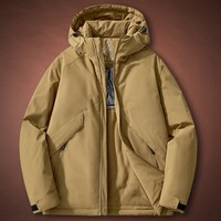 吉普盾 2025冬季棉服男休闲连帽大码宽松棉袄子外套男士加绒保暖男棉袄潮