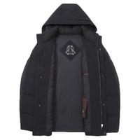 浪登 白鸭绒连帽羽绒服