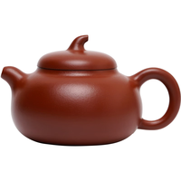 京东京造 茶具 朱泥茄段壶 180ml