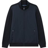 NAUTICA 男装24秋冬棉质混纺柔软拼接立领外套SO4302