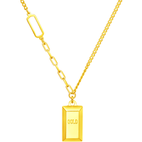 CHOW TAI FOOK 周大福 F226470 金砖足金项链