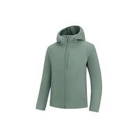 乔丹山神金标P棉服男外套风衣冬季保暖防泼水连帽运动夹克Primaloft 罗勒绿 3XL