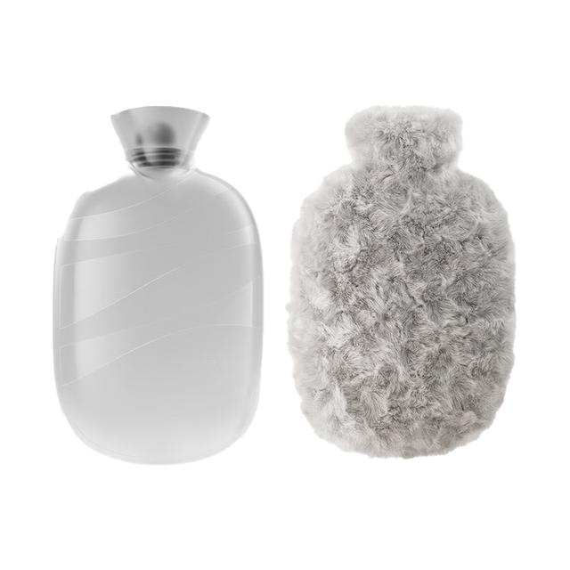 京东京造 注水热水袋暖水袋暖手宝女生热敷暖肚子暖脚暖被窝防爆1000ml