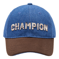 Champion 冠军 秋季棒球帽校队pro男女休闲运动遮阳帽子 蓝色 均码