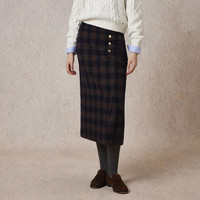 88VIP：E·LAND 衣恋 女士半身裙 EEWHF11T91