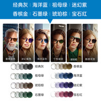 依视路全视线GEN S智能感光变色膜洁镜片1.56 1.67膜岩非球面耐磨近视镜 膜洁GEN S 变色【定制片】 1.60(较薄)
