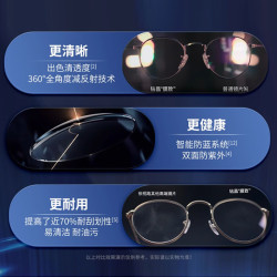 依视路 钻晶膜致1.6 配镜现片2片