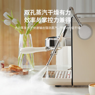  GEMILAI/格米莱 冷热双萃 意式半自动咖啡机 蒸汽打奶泡