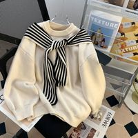 秋冬季红色小个子洋气毛衣女韩版时尚外穿内搭针织上衣