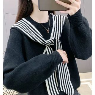 秋冬季红色小个子洋气毛衣女韩版时尚外穿内搭针织上衣