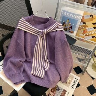 秋冬季红色小个子洋气毛衣女韩版时尚外穿内搭针织上衣
