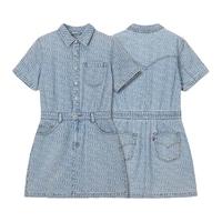 Levi's李维斯女士美式短款收腰显瘦ins风牛仔连衣裙001BV