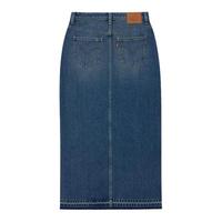 Levi's李维斯女士美式复古vintage开衩牛仔半身长裙001F8