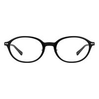 木九十眼镜25复古书呆子框防蓝光眼镜近视可配度数眼镜框MJ12FM1170 BKC11曜石黑 框+Pro防蓝光1.60(400度内)