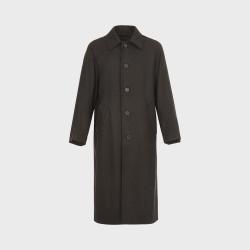 Massimo Dutti 【羊毛羊绒混纺】英伦风男式显高直筒毛呢大衣外套
