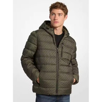 MICHAEL KORS Signature Logo 男士可两面穿棉服夹克 二色可选