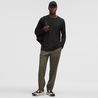 lululemon丨Fundamental™ 男士长袖 T 恤 LM3BWBS 黑色 线上专售