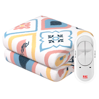 彩虹 电热毯 双人双控 多重自动断电 排潮除湿 双控调温 长1.8米宽1.5米