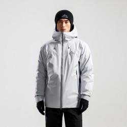 喜马拉雅 雅拉鹅绒服800蓬95绒-10°C雪山攀登专业户外防泼水硬壳羽绒服 云幕灰 800蓬95鹅绒