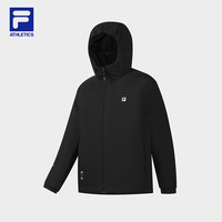 FILA 官方男士棉服2026春新款健身运动简约宽松保暖连帽外套