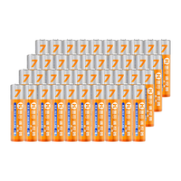 惠寻超耐用碳性电池 环保无铅汞适用遥控器/耳温枪/体脂秤/玩具/无线鼠标/挂钟等【7号40粒】