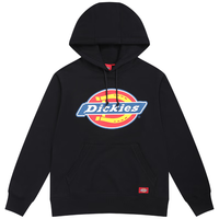 Dickies秋季新品情侣款logo印花连帽卫衣男女同款 卫衣男长袖卫衣DK007060 黑色 黑色 M