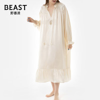 88VIP：野兽派 小小铃兰 女士真丝睡裙 04031515