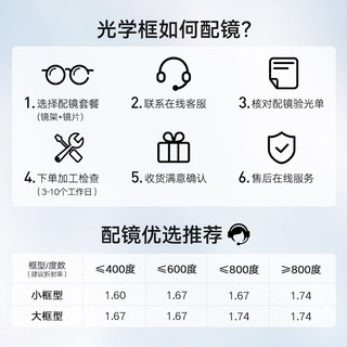 BOLON暴龙眼镜近视光学眼镜框可配度数 BA6023框+PROSUN防蓝光1.60