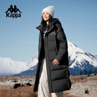 卡帕 背靠背男女同款羽绒服外套24新款冬季长款棉服防寒服K0EZ2YY09D