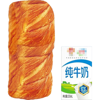 泓一千层软手撕面包 奶香厚切软吐司手撕面包零食早餐代餐饱腹面包 4袋装 | 手撕大面包共 900g