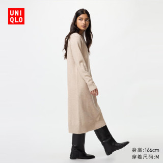 优衣库 女装souffle yarn舒芙蕾连衣裙/裙子478730