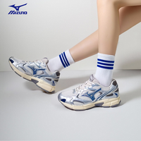 美津浓 复古跑鞋女子款2025年秋冬新款银灰色运动鞋轻便跑步休闲鞋