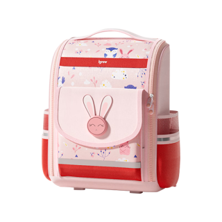 爱果乐 书包小男孩护脊儿童书包1-3-6年级甜美风女生减负双肩背包