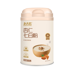北大荒 杏仁七白粉 436g/罐 养生冲饮