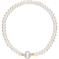 ZHOU LIU FU 周六福 X1912917 倾城之月18K黄金珍珠手串 17cm