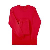 三枪（THREEGUN）秋衣秋裤保暖内衣套装纯棉抗静电舒服棉舒适圆领长袖长裤保暖内衣 大红-男款 M (仅女款)