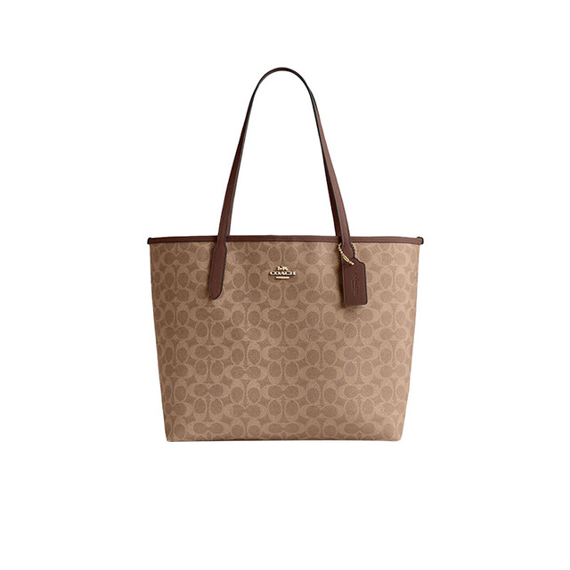 COACH 女包大容量托特包City33单肩手提包CV976IMXHE