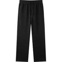 gxgjeans 【限时五折】 美式铆钉装饰基础休闲直筒长裤 黑色