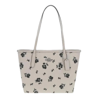 COACH CITY23 【可容纳iPad mini】通勤单肩托特包 白垩彩 CBL04