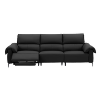 顾家家居 KUKA  90.DK.6212 电动功能沙发 三人位右电动 魅影黑