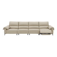  顾家家居 KUKA  90.DK.6212 电动功能沙发 四人位左电动 柔空白