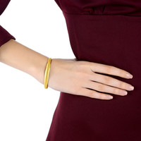 周生生圣诞黄金素圈手镯生生有礼足金可调节结婚三金金镯89876K计价 28.47克(含工费900元)