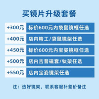 宝珞单光非球面近视钻立方防蓝光铂金膜变色数码型多焦点渐进镜片 数码型亚洲版+钻立方铂金膜 1.74(特薄) 2片
