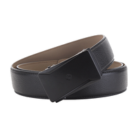 Samsonite 新秀丽 AAMIR系列 男士牛皮自动扣腰带 TK2*09007 黑色 120