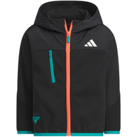adidas 阿迪达斯童装25冬季男女小童时尚百搭运动休闲卫衣保暖外套