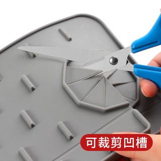 硅胶水龙头沥水垫厨房窄边洗手台卫生间裁剪防溅水置物垫滤水汲水