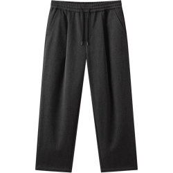 gxgjeans 【限时五折】 美式宽松直筒休闲长裤 深灰色