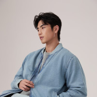 PLUS会员、会员专享：Levi's 牛仔棒球夹克棉服外套 001K300030L