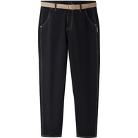 HLA 海澜之家 牛仔裤男24新宽松锥形裤子男冬季 HKNAW4W161A 牛仔蓝 L