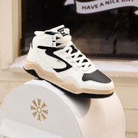 361° 女鞋   加绒保暖舒适革面    防滑雪地靴百搭复古运动休闲鞋子